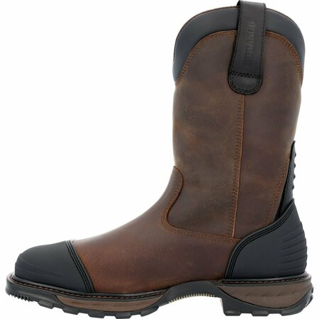 Durango Maverick XP Steel Toe Waterproof Western Work Boot, GRIZZLY BROWN, W, Size 8.5 DDB0424